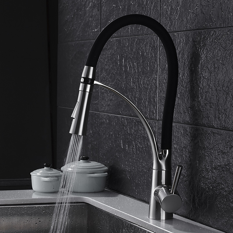 Commercial Kitchen Faucets - Rubinetto da Cucina Estraibile in Ottone