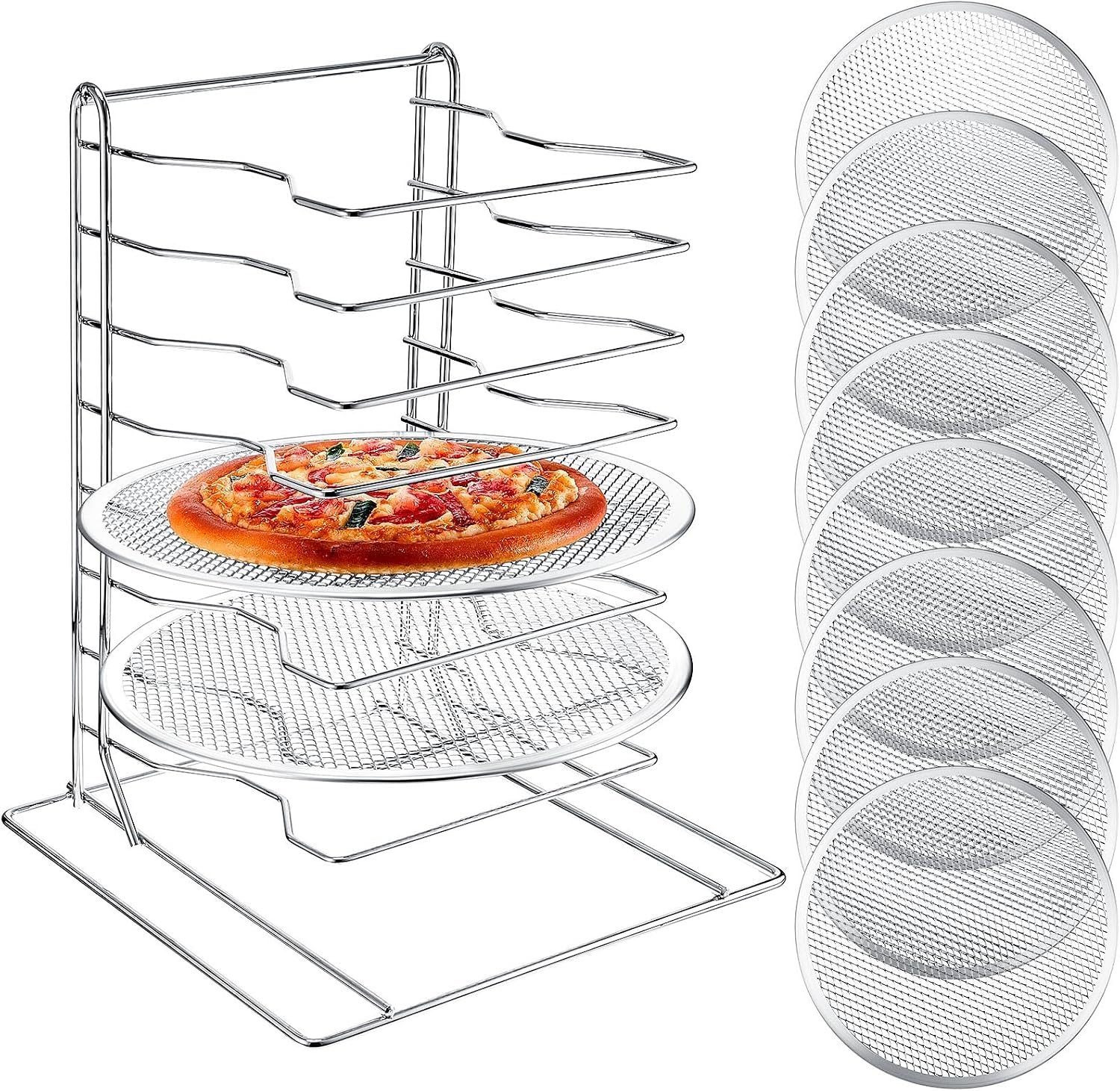 Commercial Kitchen In Home - Supporto per pizza a 8 livelli