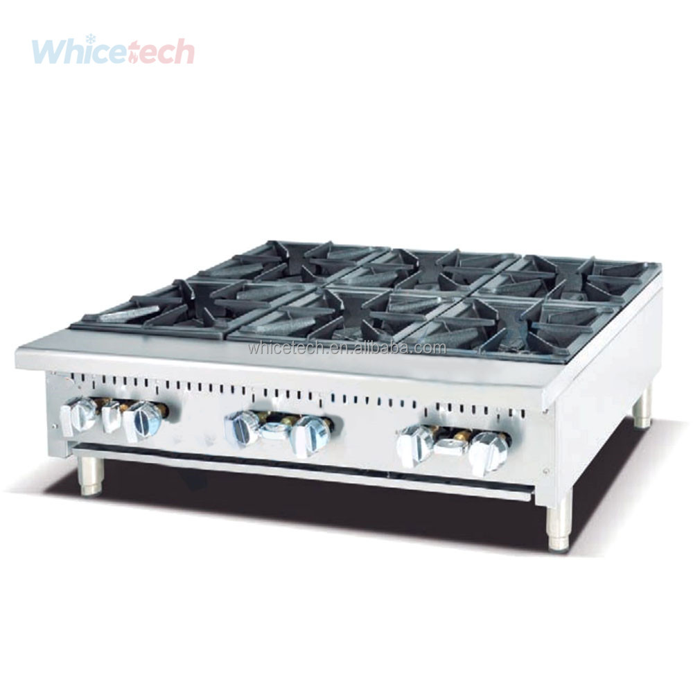 Commercial Kitchen Griddle - Piastra a Gas Commerciale WT-B-6 in