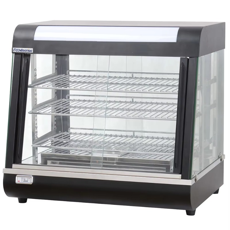 Food Warmer Display - Vetrina Espositiva Commerciale Isolata in Acciaio