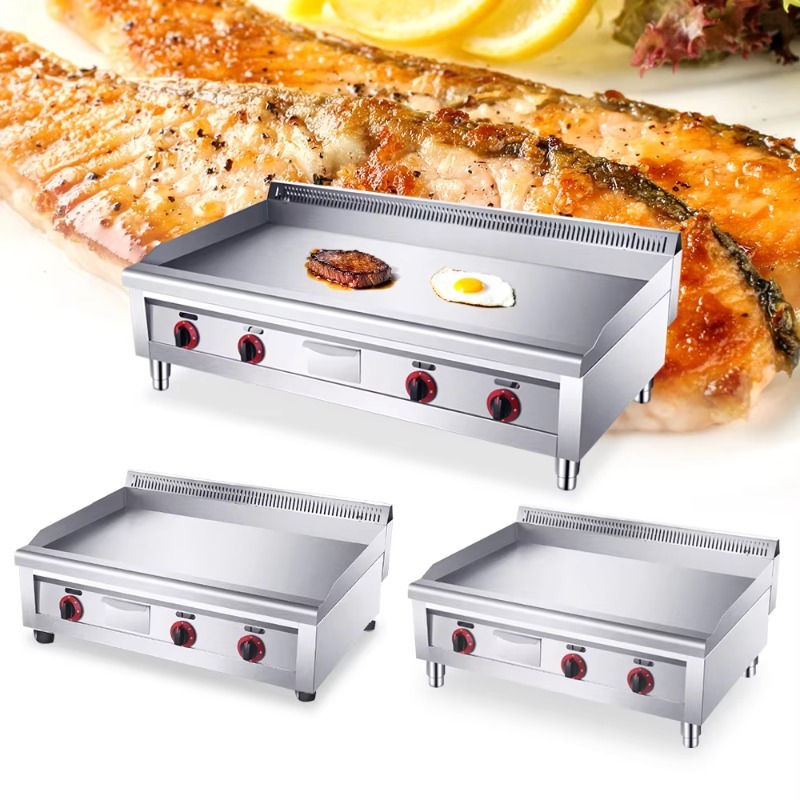 Commercial Kitchen Griddle - Piastra Elettrica Professionale da 16mm per