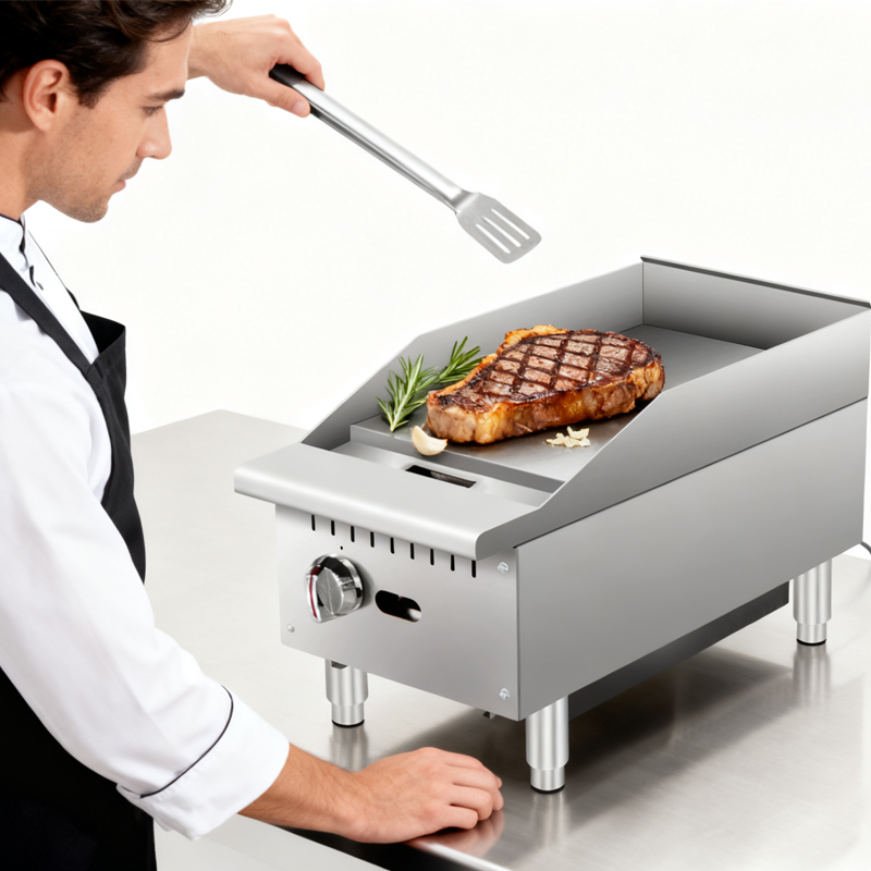 Commercial Kitchen Griddle - Attrezzatura da Cucina Commerciale Personalizzabile, Piastra