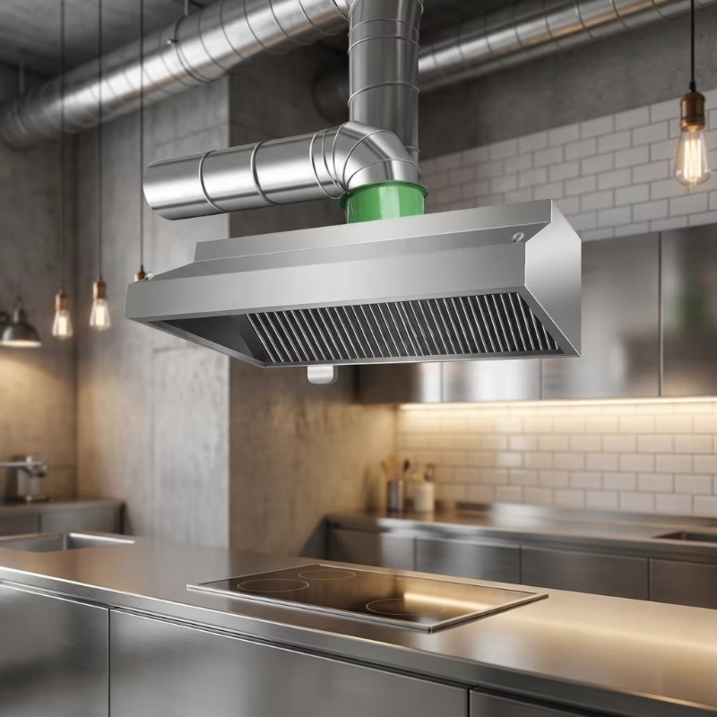 Commercial Exhaust Hood - Cappa Aspirante Commerciale Personalizzabile da Parete