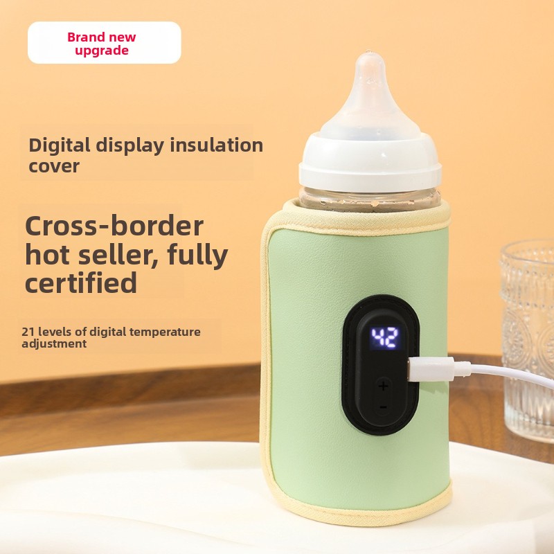 Food Warmer Display - Scaldabiberon portatile con display digitale USB