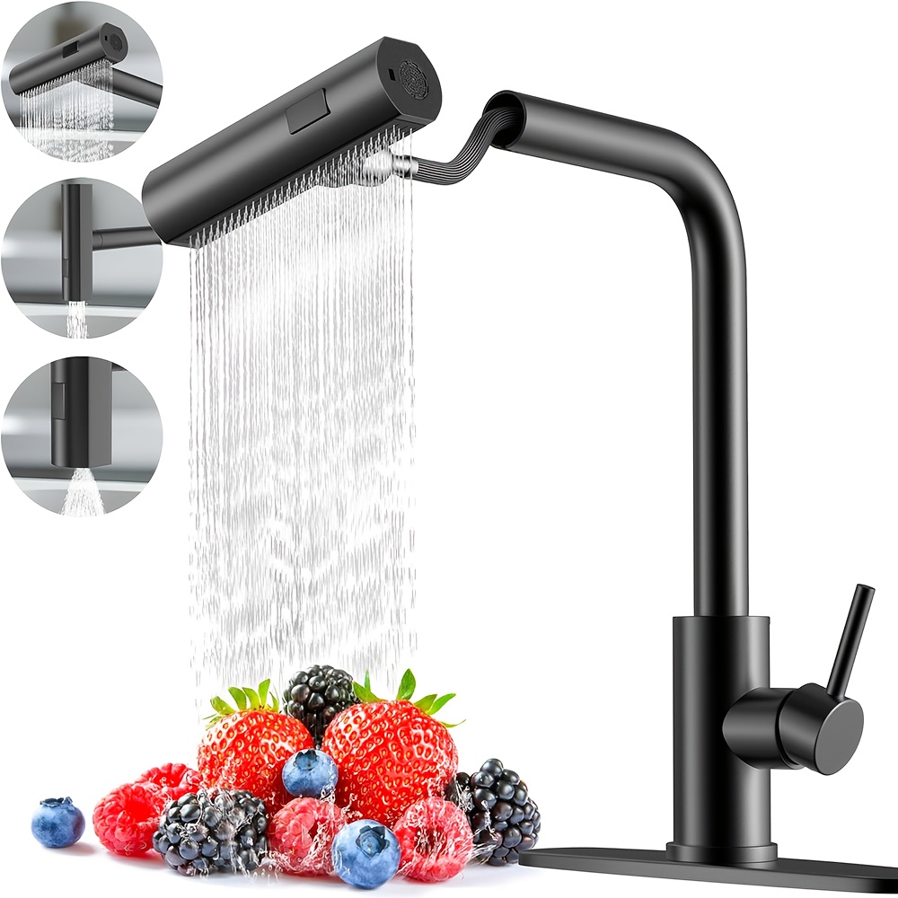 Commercial Kitchen Faucets - Rubinetto da cucina nero da 1