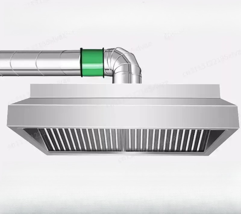 Commercial Exhaust Hood - Cappa aspirante in acciaio inox rinforzato,