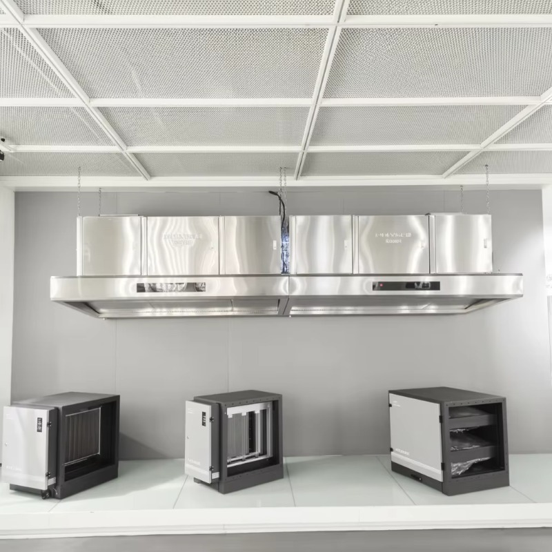Commercial Exhaust Hood - Cappa aspirante commerciale personalizzabile in acciaio