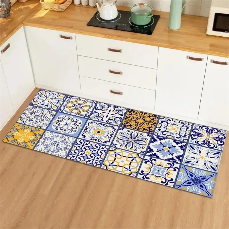 Commercial Kitchen Tile Flooring - Tappeto lungo da cucina con collage