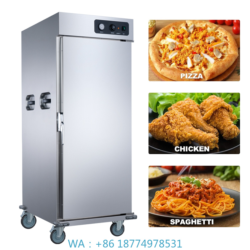 Food Warmer Display - Carrello portaoggetti riscaldato verticale per uso