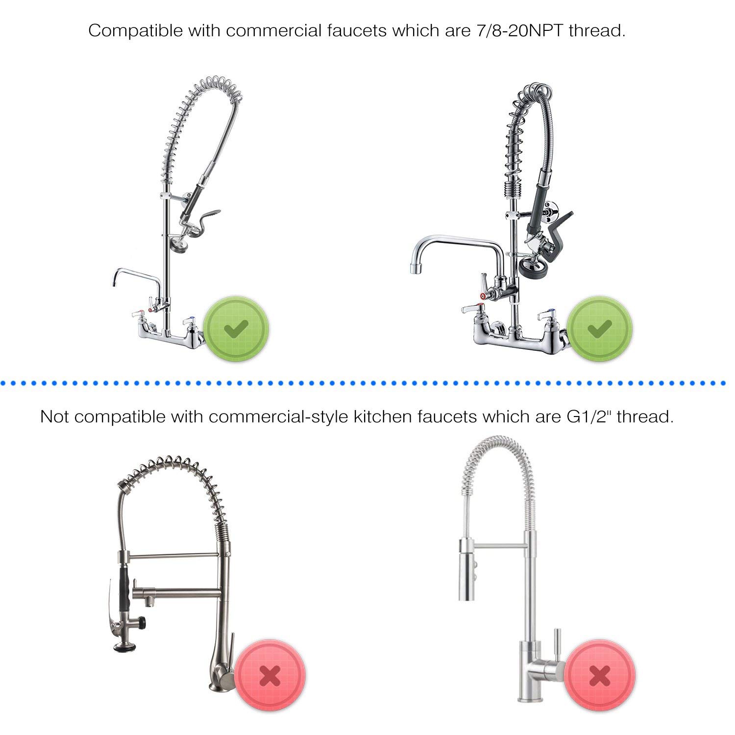 Commercial Kitchen Faucets - Disponibile Parti per rubinetti da cucina