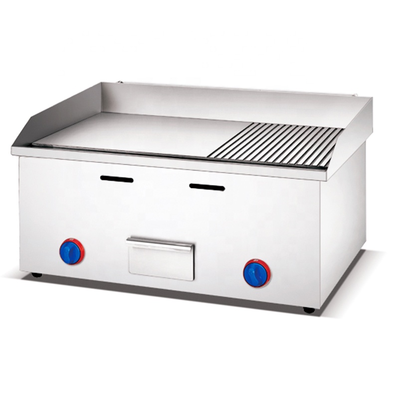 Commercial Kitchen Griddle - Piastra Elettrica Professionale in Acciaio Inox
