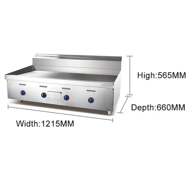 Piastra piatta a gas Piastra p - Commercial Kitchen Griddle recensione e prezzo