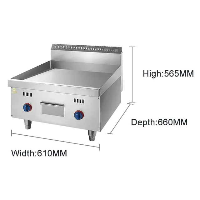 Piastra piatta a gas Piastra p - Commercial Kitchen Griddle recensione e prezzo