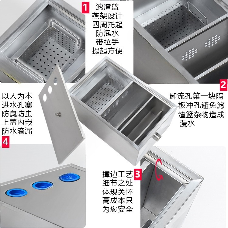 Filtro separatore olio-acqua i - Commercial Kitchen Grease Trap recensione e prezzo