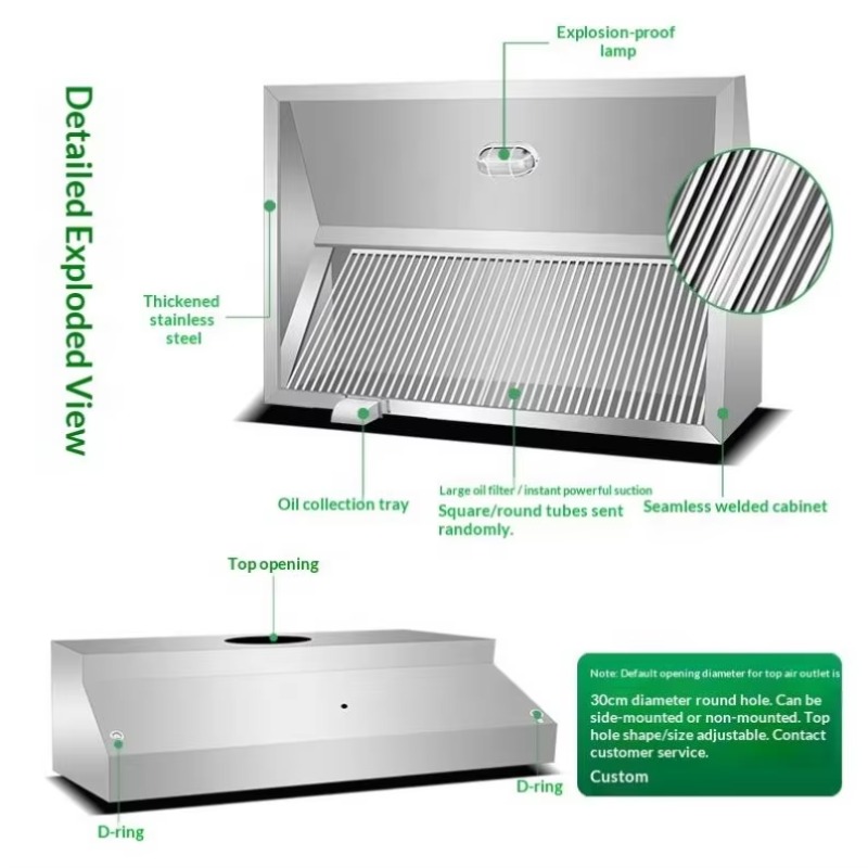 Cappa Aspirante Commerciale Pe - Commercial Exhaust Hood recensione e prezzo