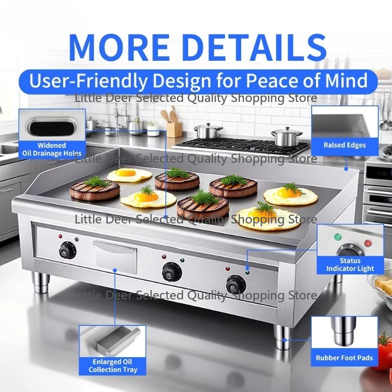 Attrezzatura da cucina per ris - Commercial Kitchen Griddle recensione e prezzo