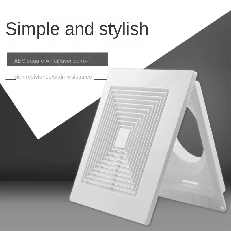 1 pz ABS quadrato diffusore co - Commercial Exhaust Hood recensione e prezzo