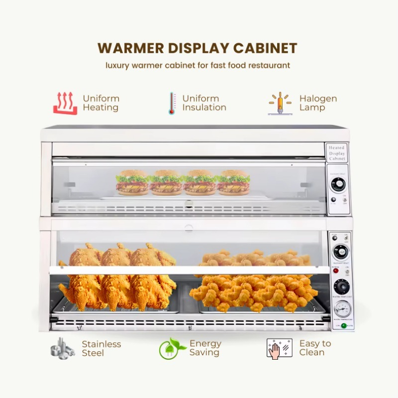 Vetrina Riscaldante Stile KFC  - Food Warmer Display recensione e prezzo